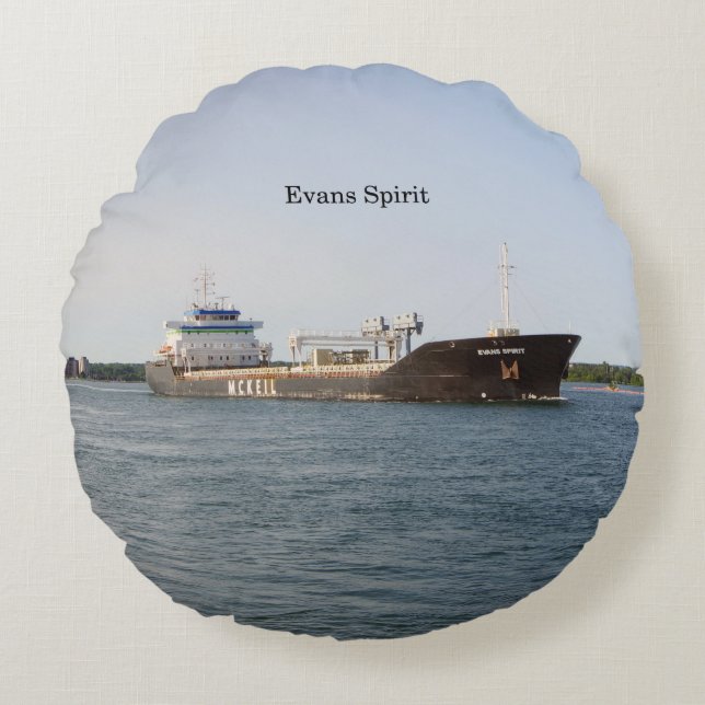 Evans Spirit round pillow (Front)