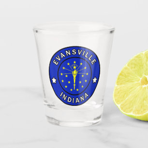 Evansville Indiana Shot Glass
