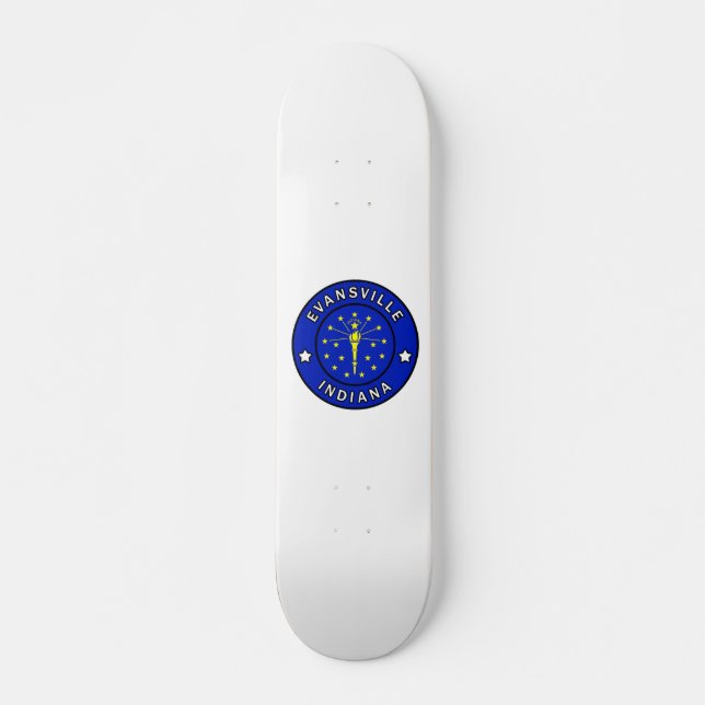 Evansville Indiana Skateboard (Front)
