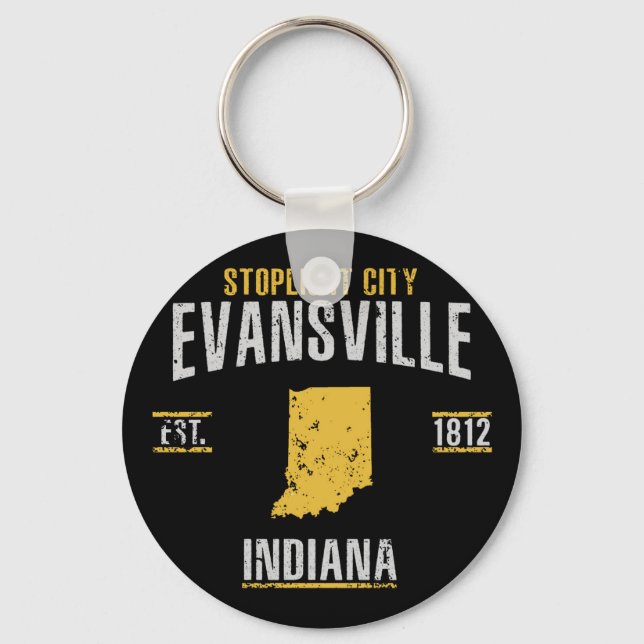 Evansville Key Ring (Front)