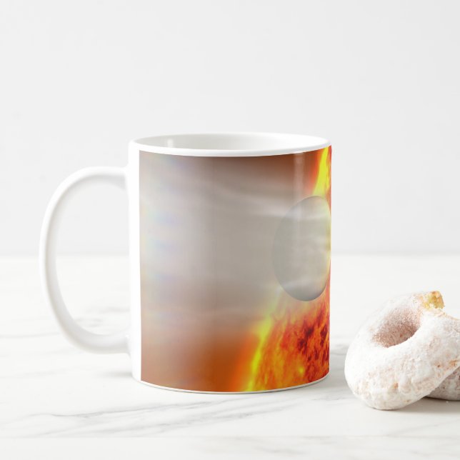 Evaporation Of Hd 189733b's Atmosphere Coffee Mug (With Donut)