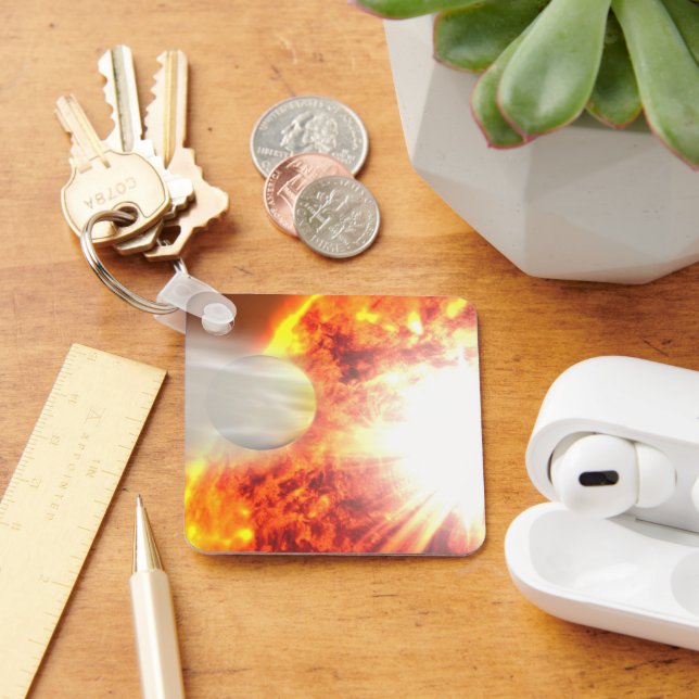 Evaporation Of Hd 189733b's Atmosphere Key Ring (Desk)