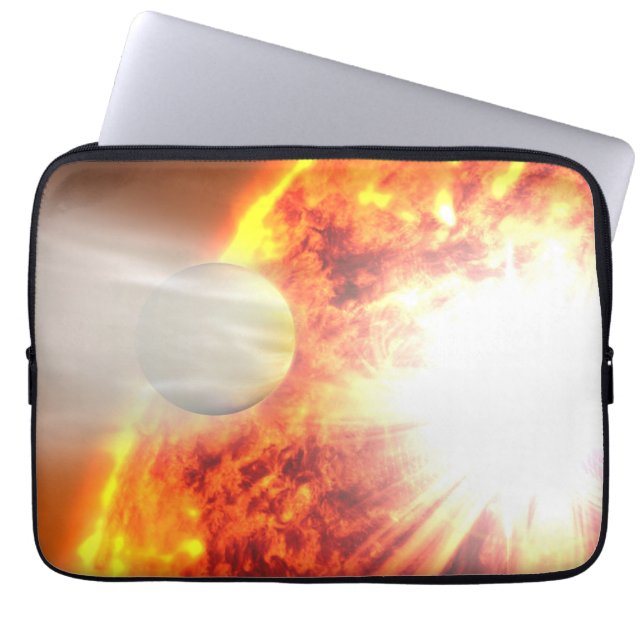 Evaporation Of Hd 189733b's Atmosphere Laptop Sleeve (Front)