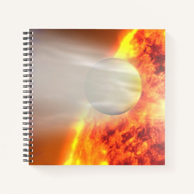 Evaporation Of Hd 189733b's Atmosphere Notebook (Front)