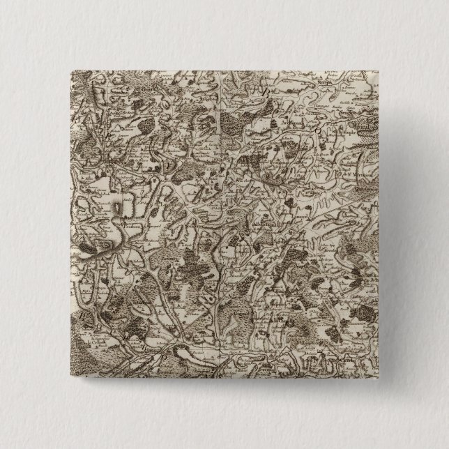 Evaux 15 Cm Square Badge (Front)