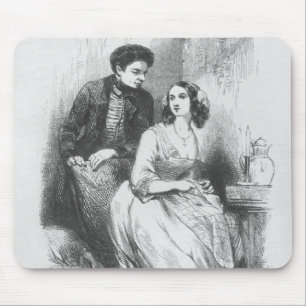 Eve and David Sechard Mouse Pad