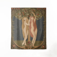 Eve and Lilith Tapestry