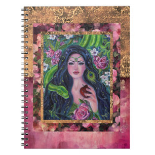Eve apple snake by Renee Lavoie Notebook