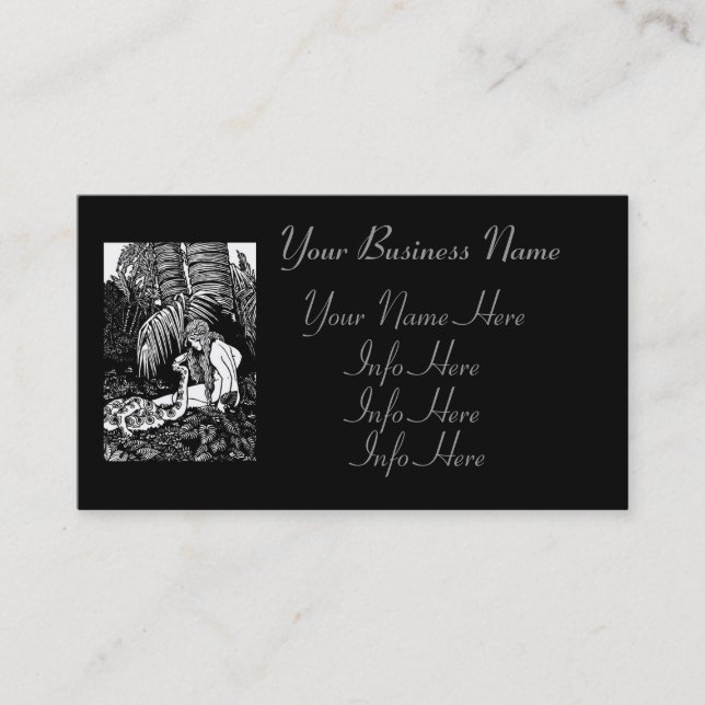 Eve In The Garden Business Card (Front)
