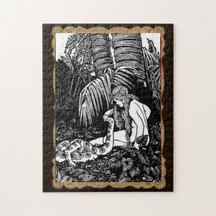 Eve In The Garden Jigsaw Puzzle
