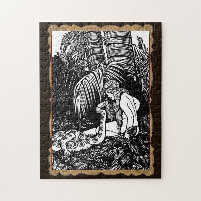 Eve In The Garden Jigsaw Puzzle (Vertical)