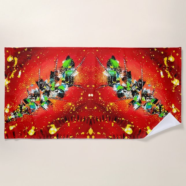 EVE of Christèle Chabrette Beach Towel (Front)