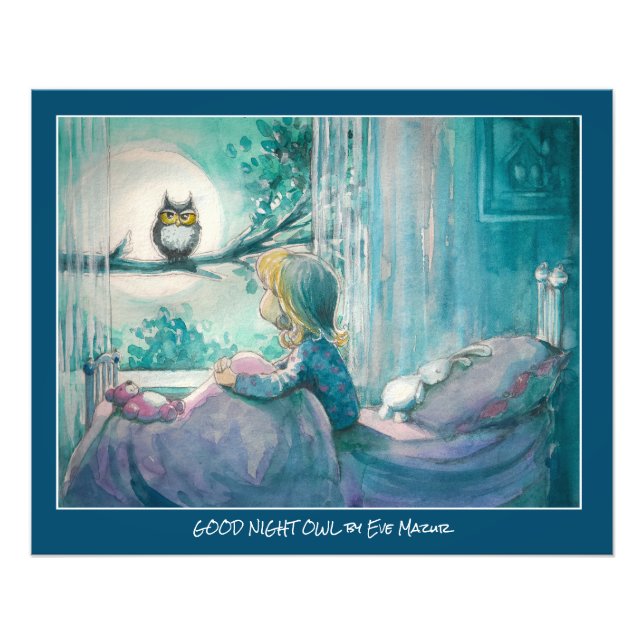EVE Painted Good Night Owl   Photo Print (Front)