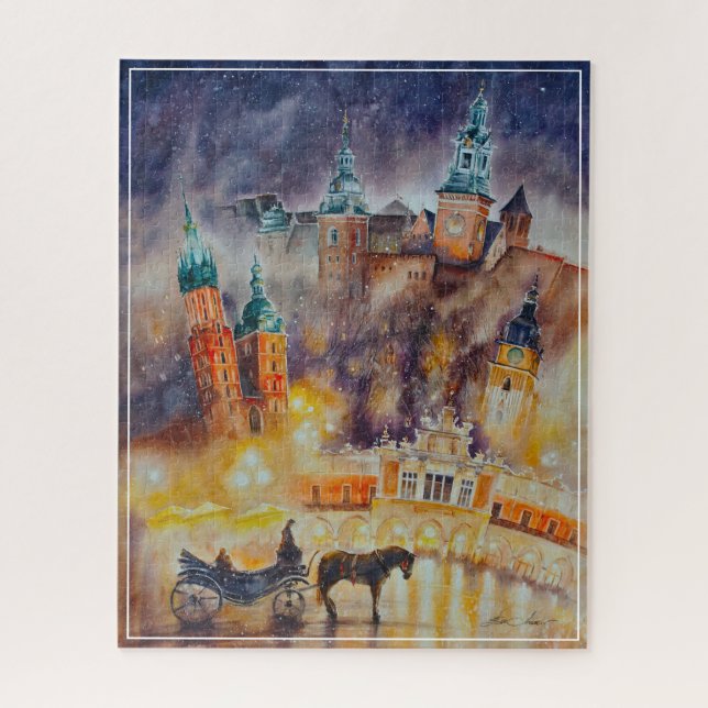 EVE Painted Krakow Old Town      Jigsaw Puzzle (Vertical)