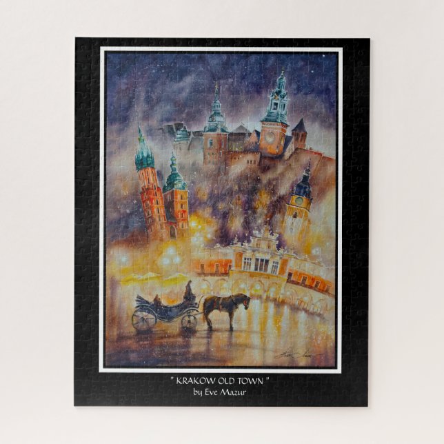 EVE Painted Krakow Old Town      Jigsaw Puzzle (Vertical)