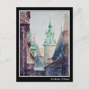 EVE Painted Krakow, Poland Old Town                Postcard