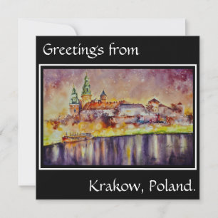 EVE Painted Wawel, Krakow, Poland  Card