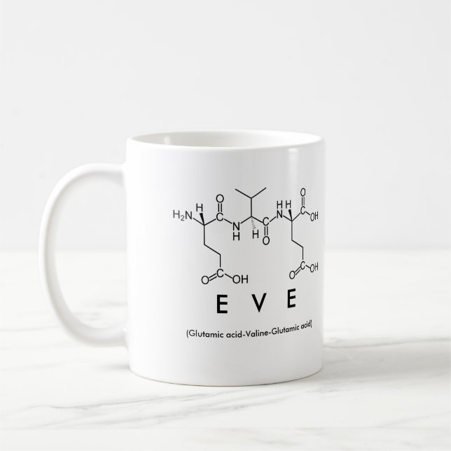 Eve peptide name mug (Left)