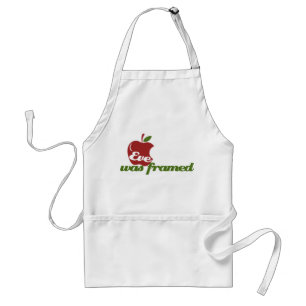 Eve was Framed Standard Apron