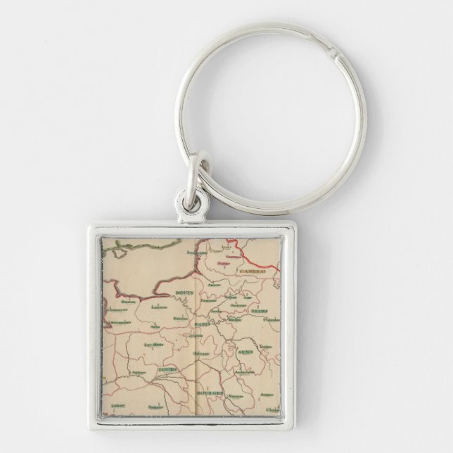 Evechez, France Key Ring (Front)