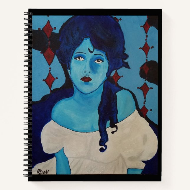 Evelyn Blue Notebook (Front)