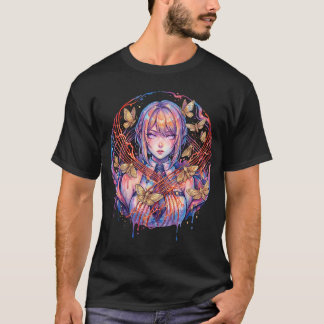 Evelyn Chevalier ZZZ Red Burning Tethers Portrait T-Shirt