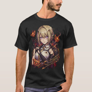 Evelyn Chevalier ZZZ Red Burning Tethers Portrait T-Shirt