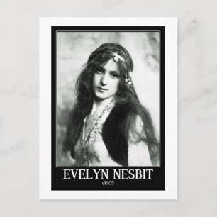 Evelyn Nesbit, Celebrity, c1905, Vintage Postcard