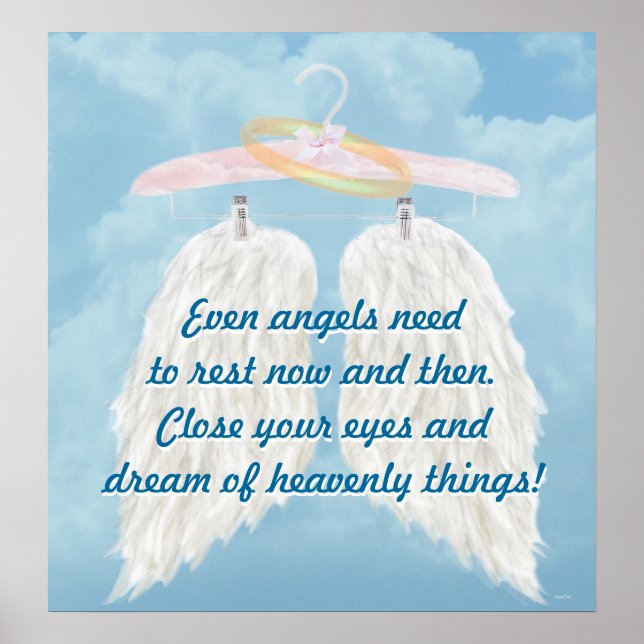 Even angels need to rest now and then. poster (Front)
