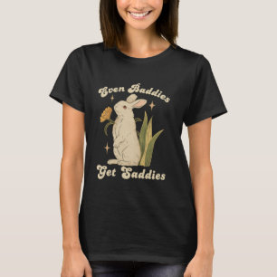 Even Baddies Get Saddies Cute Rabbit Girly Mental T-Shirt