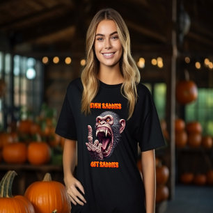 Even Baddies Get Saddies Evil Monkey  T-Shirt