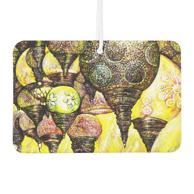 Even Bigger Idea of Colour Car Air Freshener (Front)