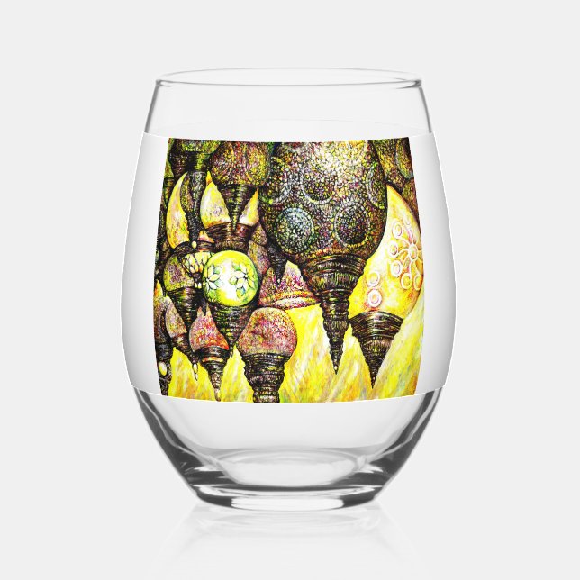 Even Bigger Idea of Colour Stemless Wine Glass (Front)