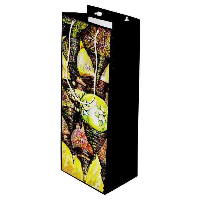 Even Bigger Idea of Colour Wine Gift Bag (Front Angled)