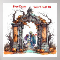 Even Death Won't Part Us Zombie Wedding