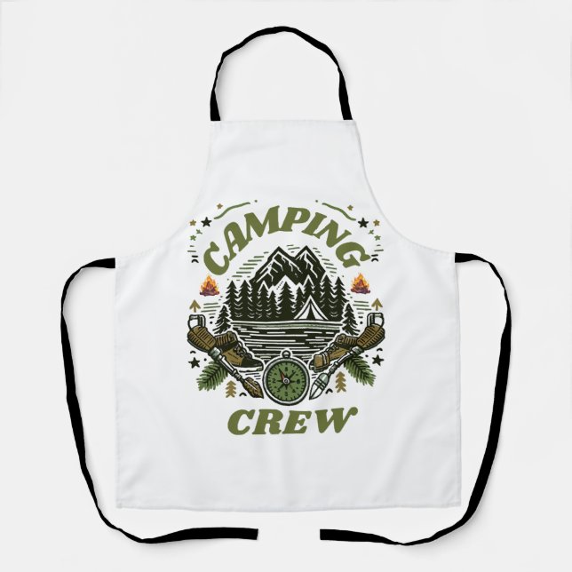 Even My Coffee Is Stronger Than Army Apron (Front)