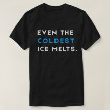 Even The Coldest Ice Melts Black Gym Motivation
