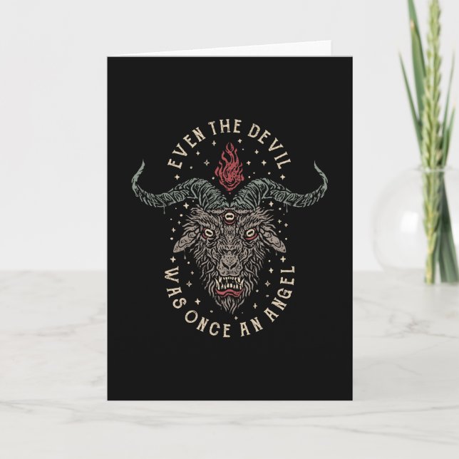 Even The Devil Was Once an Angel Card (Front)