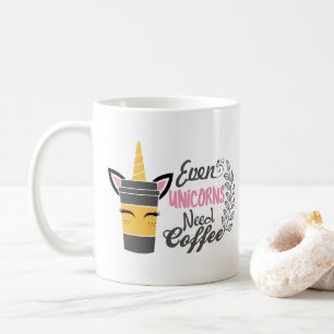 Even Unicorns Need Coffee Party Mug