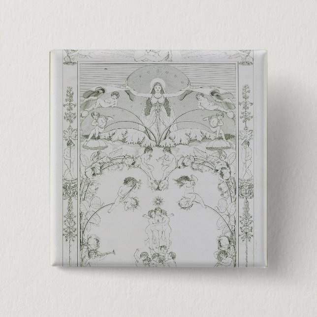 Evening, 1805 15 cm square badge (Front)