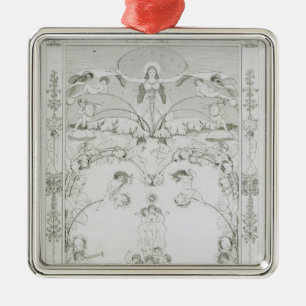 Evening, 1805 metal ornament