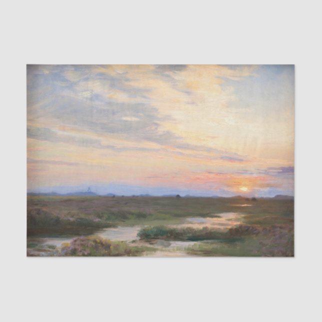 Evening at Skagen by P.S. Krøyer, Art  Tissue Paper (Front)