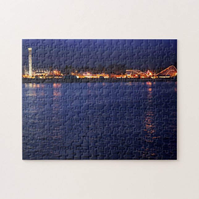 Evening at the Santa Cruz Boardwalk Jigsaw Puzzle (Horizontal)
