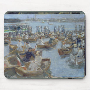 Evening at the Uhlenhorster Fahrhaus, 1910 Mouse Pad