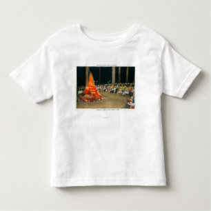 Evening Bonfire at Giant Forest Lodge Toddler T-Shirt