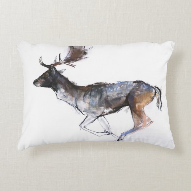 Evening Buck Decorative Cushion (Front)