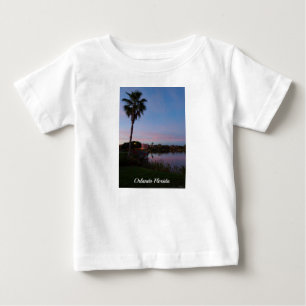 Evening By The Palm Tree Baby T-Shirt