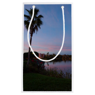 Evening By The Palm Tree Small Gift Bag