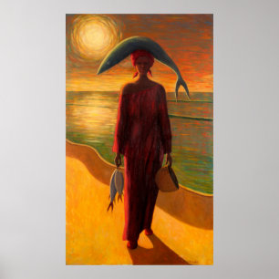 Evening Catch Poster