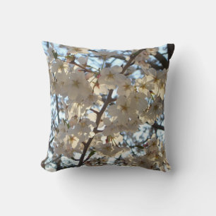 Evening Cherry Blossoms I Spring Floral Cushion